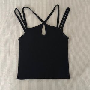 Zara cross cross top size Small